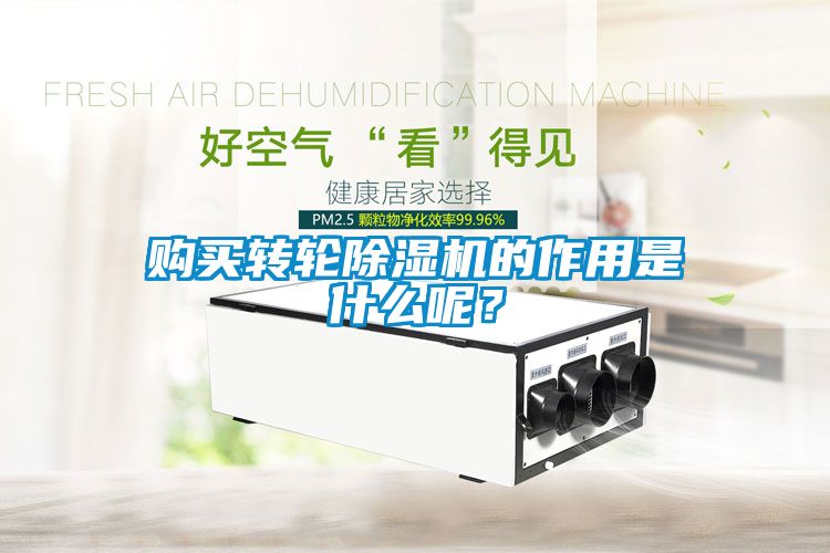 購(gòu)買轉(zhuǎn)輪除濕機(jī)的作用是什么呢？