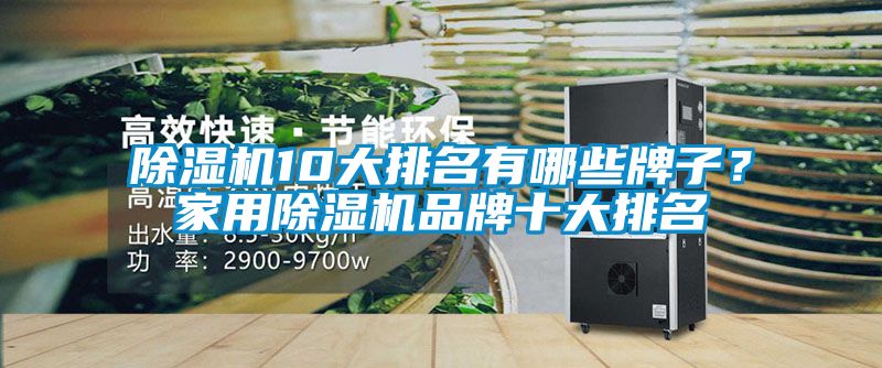 除濕機(jī)10大排名有哪些牌子？家用除濕機(jī)品牌十大排名