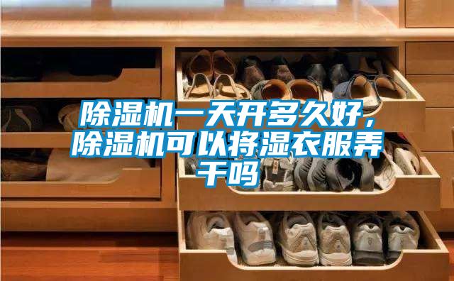 除濕機一天開多久好，除濕機可以將濕衣服弄干嗎