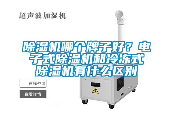 除濕機哪個牌子好？電子式除濕機和冷凍式除濕機有什么區(qū)別