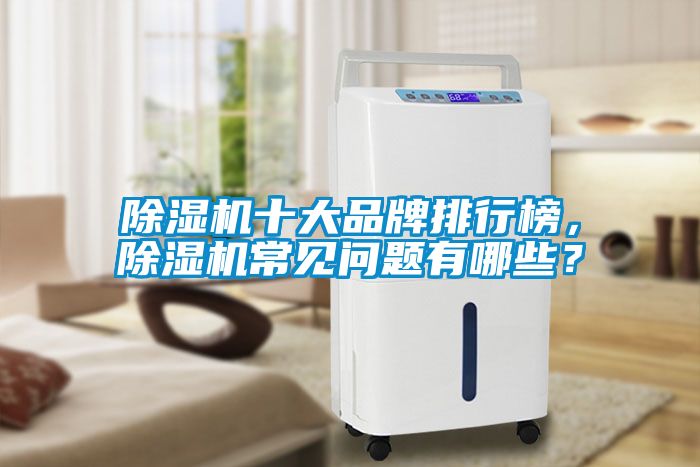 除濕機十大品牌排行榜，除濕機常見問題有哪些？