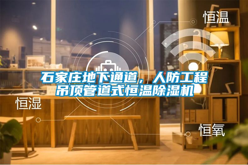 石家莊地下通道，人防工程吊頂管道式恒溫除濕機