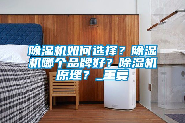 除濕機(jī)如何選擇？除濕機(jī)哪個(gè)品牌好？除濕機(jī)原理？_重復(fù)