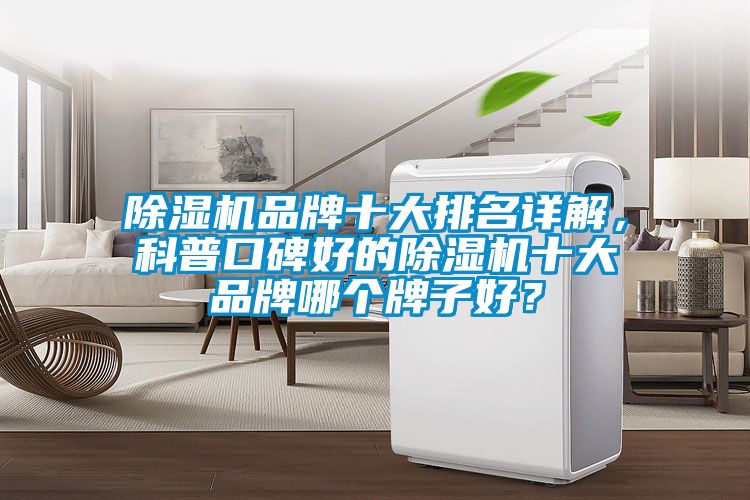 除濕機品牌十大排名詳解，科普口碑好的除濕機十大品牌哪個牌子好？