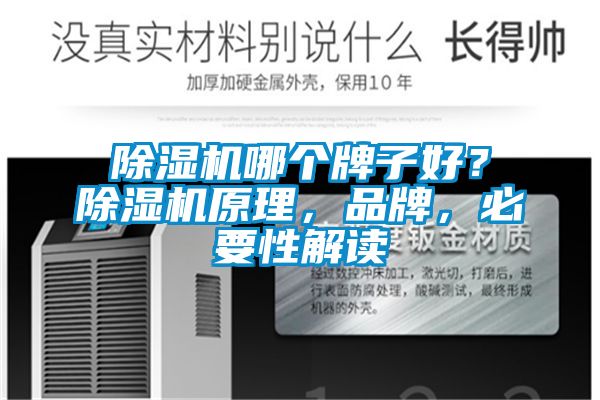 除濕機(jī)哪個牌子好？除濕機(jī)原理，品牌，必要性解讀