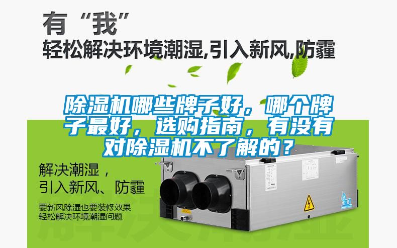 除濕機(jī)哪些牌子好，哪個牌子最好，選購指南，有沒有對除濕機(jī)不了解的？
