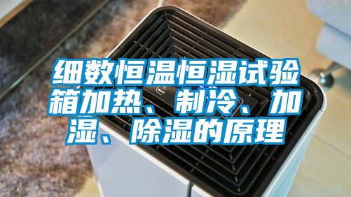 細(xì)數(shù)恒溫恒濕試驗(yàn)箱加熱、制冷、加濕、除濕的原理