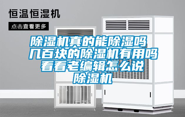 除濕機(jī)真的能除濕嗎 幾百塊的除濕機(jī)有用嗎 看看老編輯怎么說(shuō) 除濕機(jī)