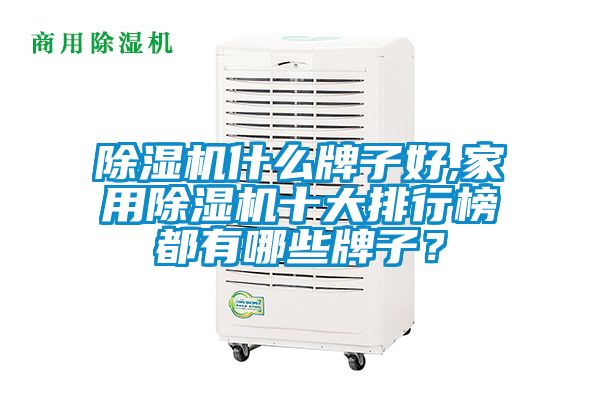 除濕機(jī)什么牌子好,家用除濕機(jī)十大排行榜都有哪些牌子？