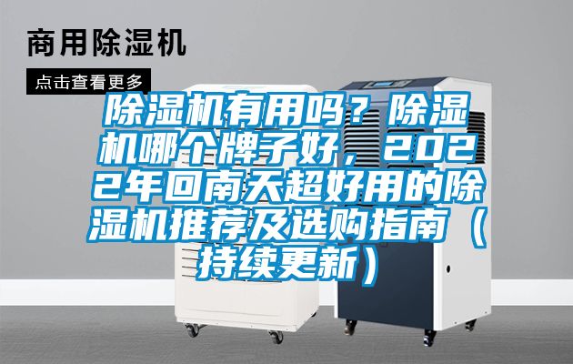 除濕機有用嗎？除濕機哪個牌子好，2022年回南天超好用的除濕機推薦及選購指南（持續(xù)更新）