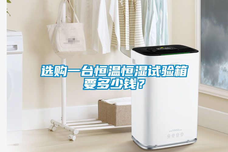 選購一臺(tái)恒溫恒濕試驗(yàn)箱要多少錢？