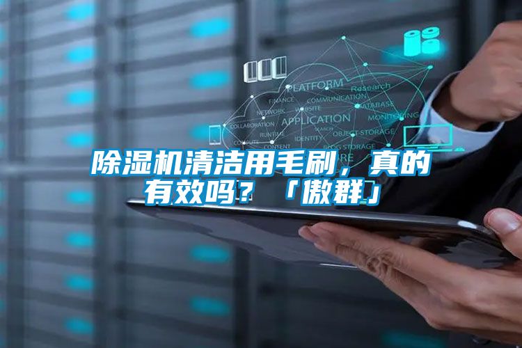 除濕機(jī)清潔用毛刷，真的有效嗎？「傲群」