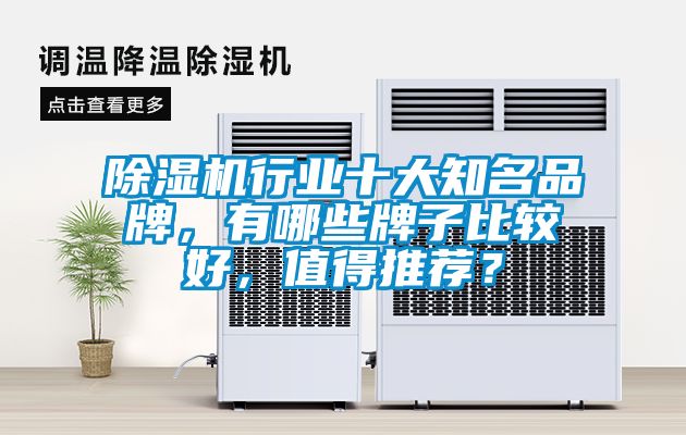 除濕機行業(yè)十大知名品牌，有哪些牌子比較好，值得推薦？