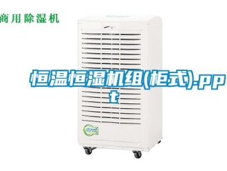 知識百科恒溫恒濕機(jī)組(柜式).ppt