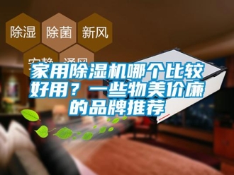 企業(yè)新聞家用除濕機(jī)哪個(gè)比較好用？一些物美價(jià)廉的品牌推薦
