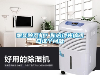 行業(yè)新聞想買除濕機(jī)？你必須先搞明白這個(gè)問題