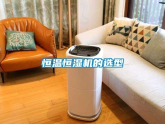 知識百科恒溫恒濕機(jī)的選型