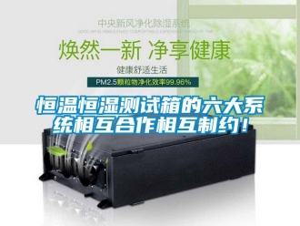 知識百科恒溫恒濕測試箱的六大系統(tǒng)相互合作相互制約！