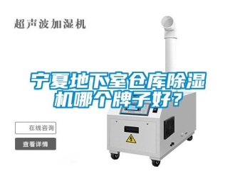 企業(yè)新聞寧夏地下室倉庫除濕機哪個牌子好？