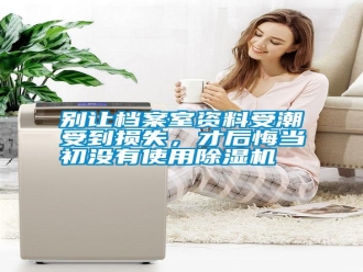 行業(yè)新聞別讓檔案室資料受潮受到損失，才后悔當(dāng)初沒有使用除濕機