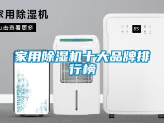 企業(yè)新聞家用除濕機(jī)十大品牌排行榜