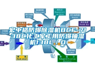 企業(yè)新聞宏中格防爆除濕機BCF-7138C化工軍工用防爆抽濕機138L／D