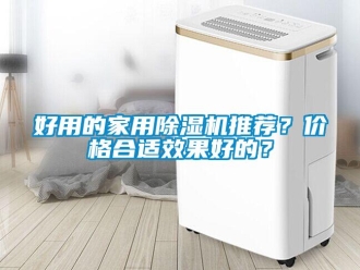 企業(yè)新聞好用的家用除濕機推薦？價格合適效果好的？
