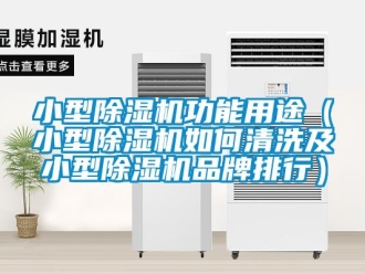 企業(yè)新聞小型除濕機功能用途（小型除濕機如何清洗及小型除濕機品牌排行）