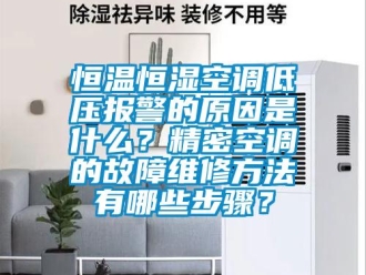 知識百科恒溫恒濕空調(diào)低壓報警的原因是什么？精密空調(diào)的故障維修方法有哪些步驟？